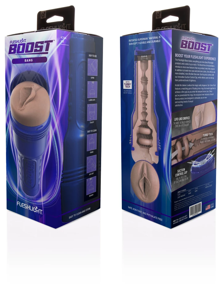 Fleshlight Boost Bang light medium, orifice vaginal réaliste